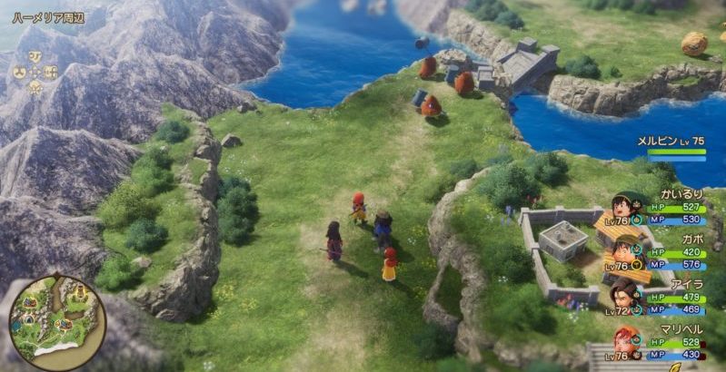 ちからの種集めのベストスポットとして有名な過去ハーメリアの街のすぐ横のブラウニー3体